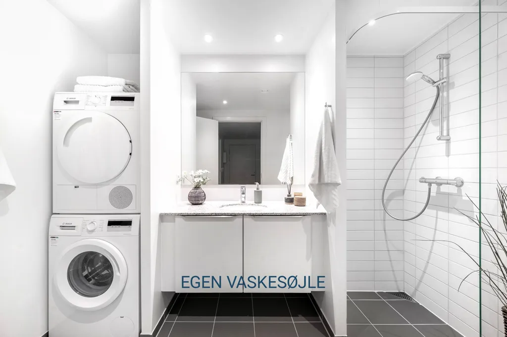 Buanderie - Modern Apartment with Central Location in Odense