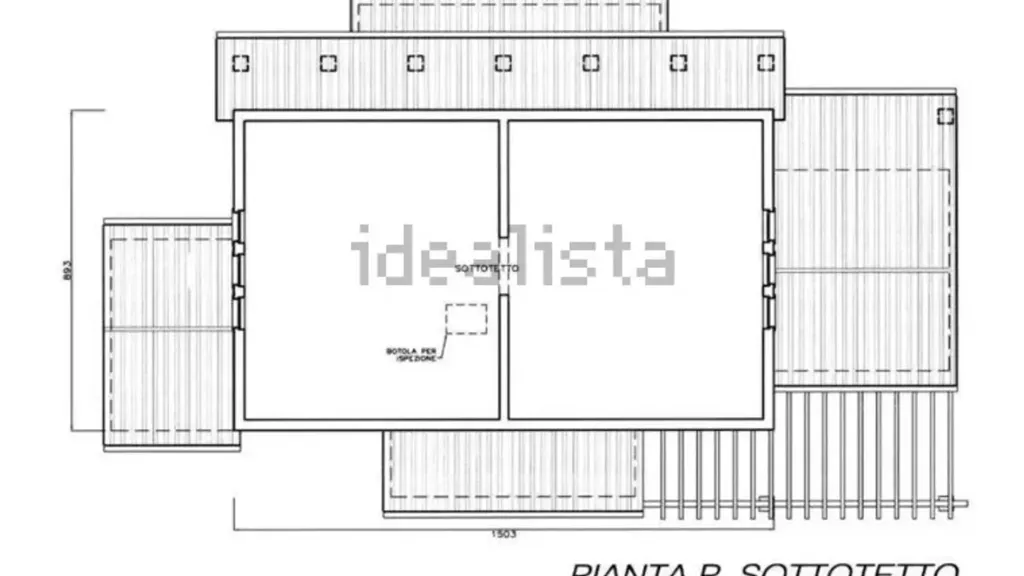 Plan - Unfinished Villa with Large Plot in Forte Dei Marmi