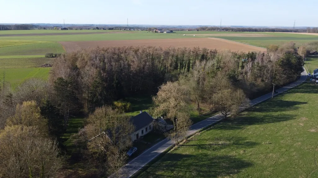 Vista aerea - Charming House with Woodland in Marchin