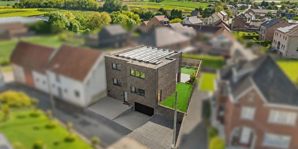 Õhuvaade - Modern Open-Plan House in Heukelom