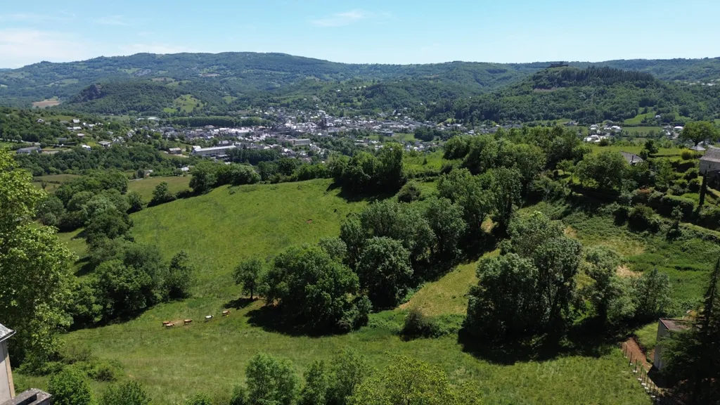 Vue aérienne - Maison de Caractère avec Vue sur Espalion