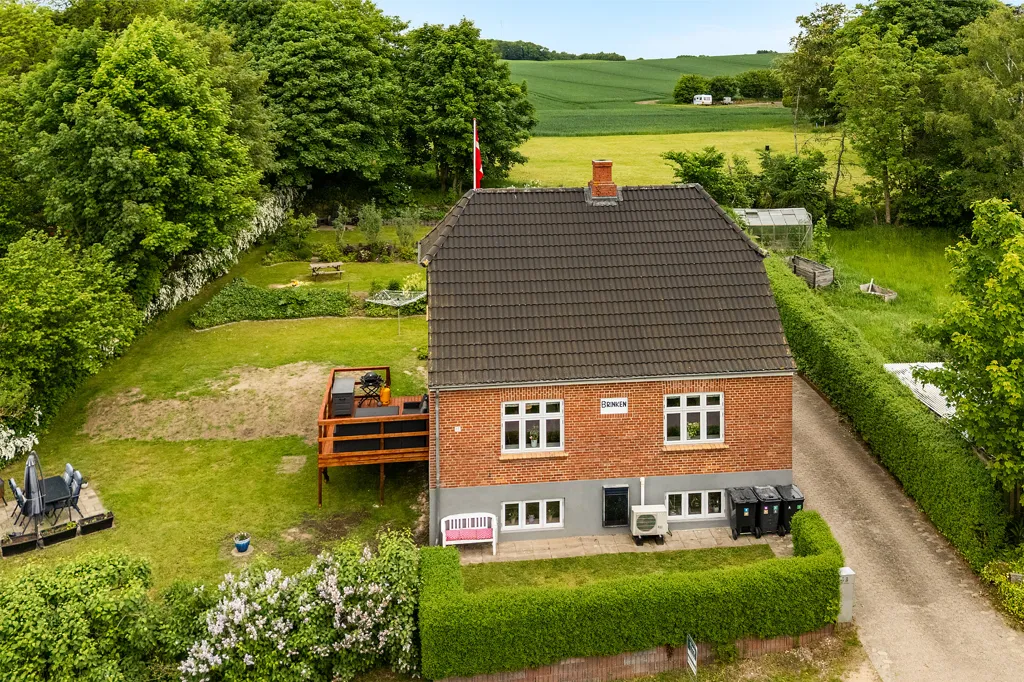 Vue aérienne - Modernised Villa with Garden in Ulstrup