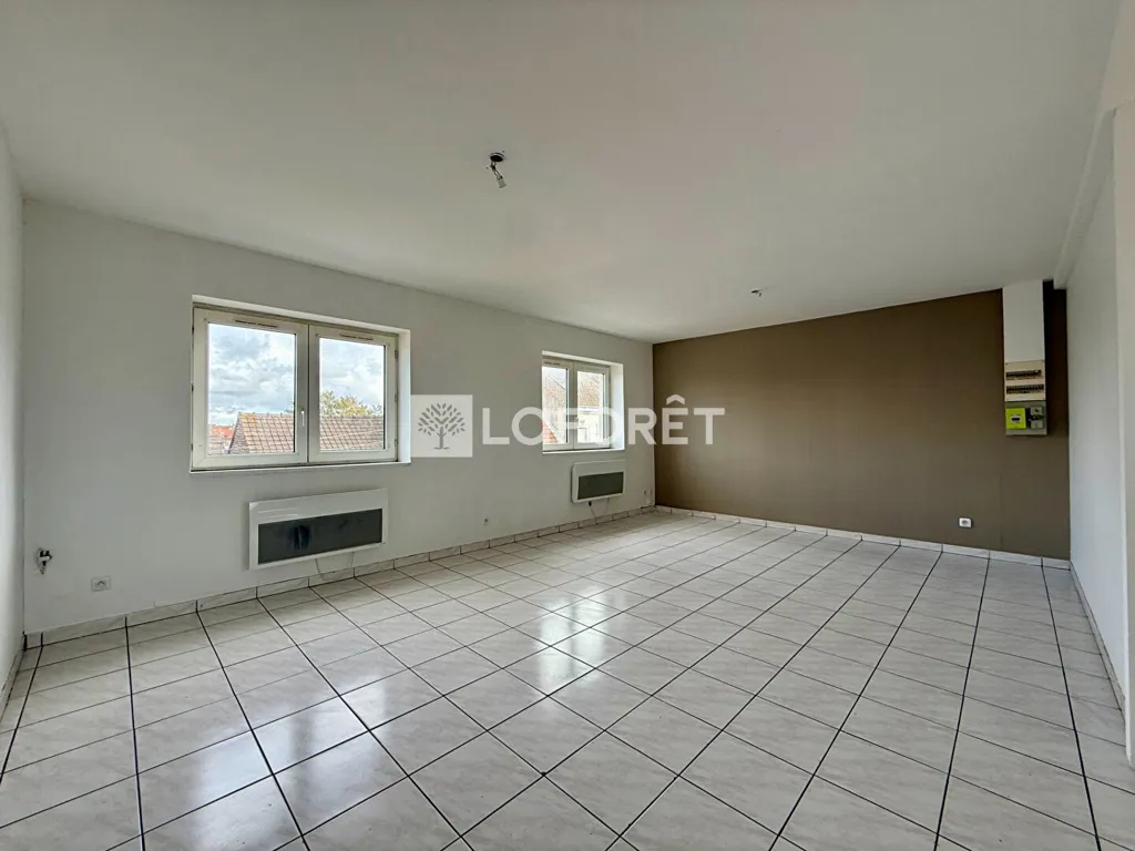 Soggiorno - Duplex Apartment with Balcony in Calais