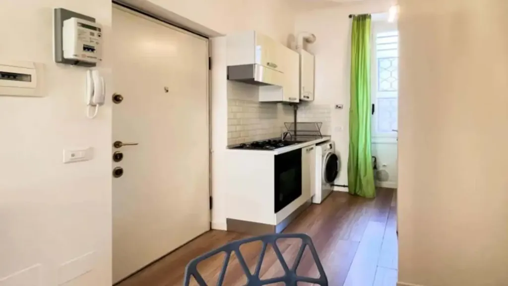 Köök - Studio Apartment with Courtyard in Milan