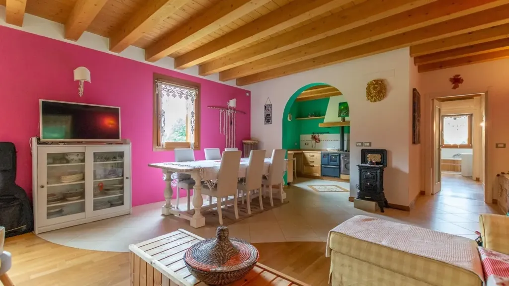 Soggiorno - Contemporary Villa with Panoramic Terrace in Feltre