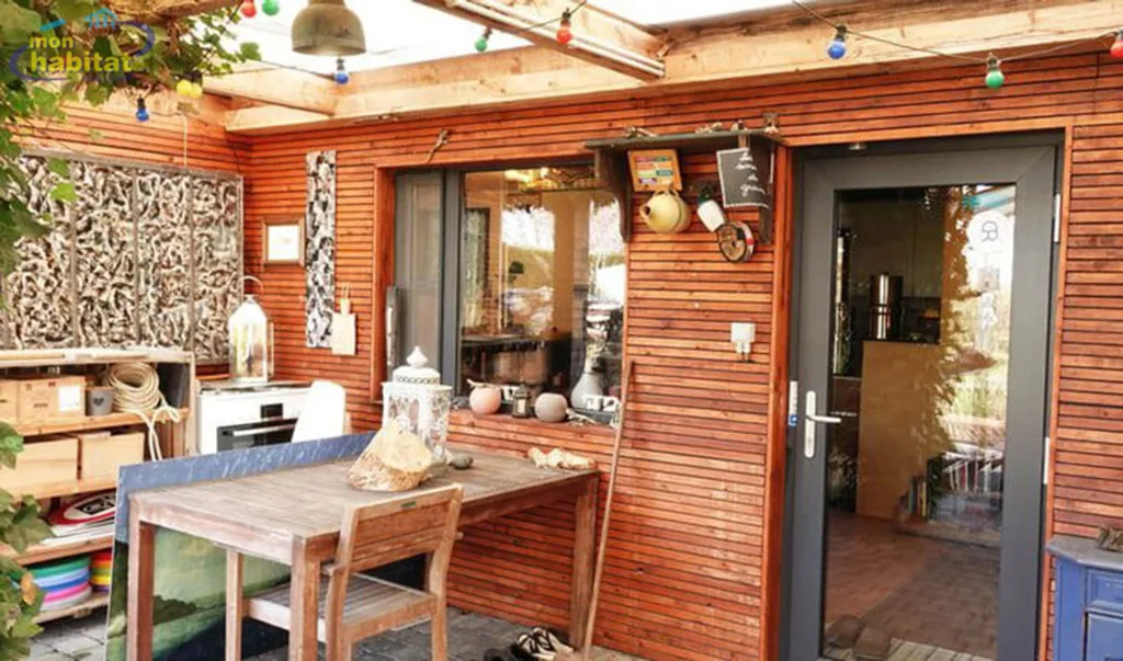 Terrasse - Maison 4 Façades avec Jardin à Thuin