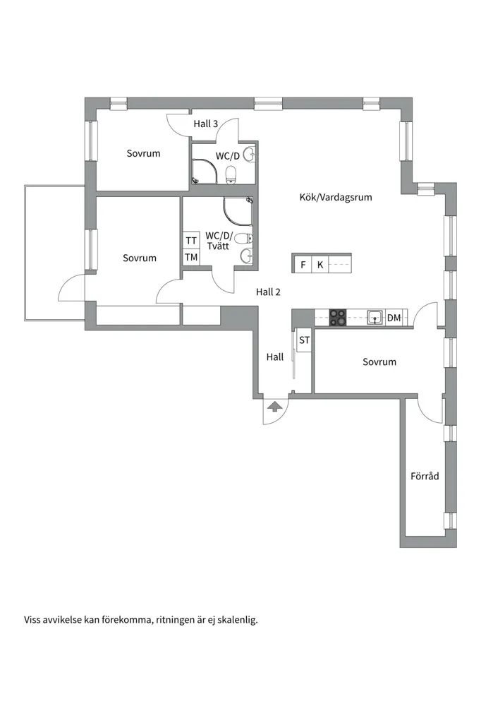 4-room apartment in Uppsala kommun