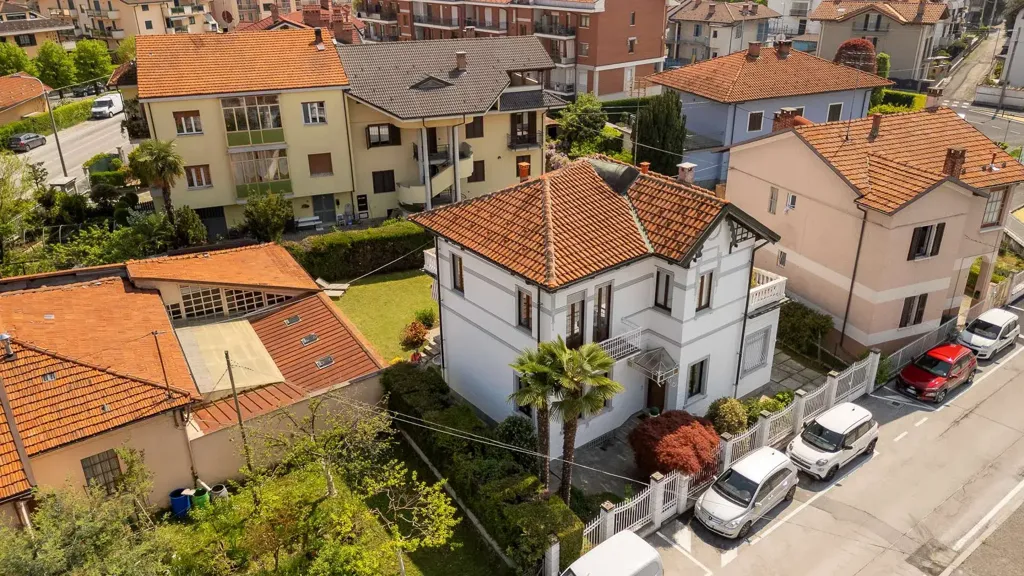 Vue aérienne - Luxury Villa with Garden in Cuneo
