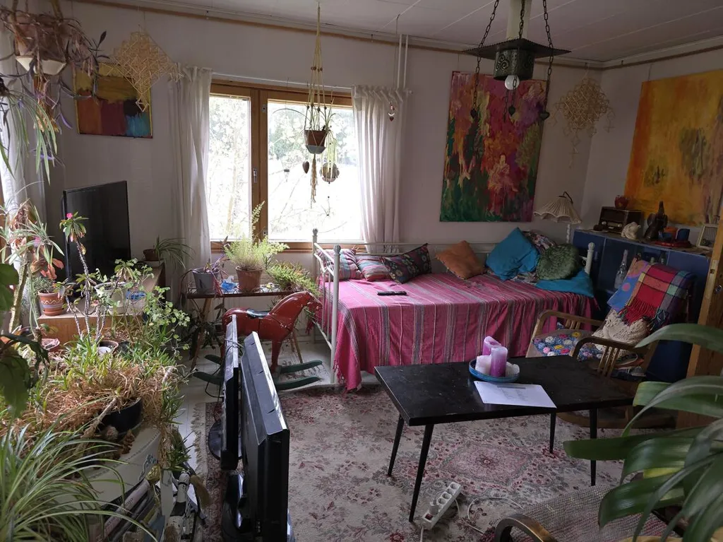 Séjour - Foreclosure Apartment with Garden in Sastamala