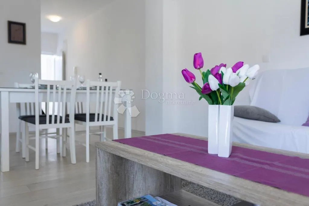 Living Room - Luxury Apartment with Sea View in Zaton, Nin