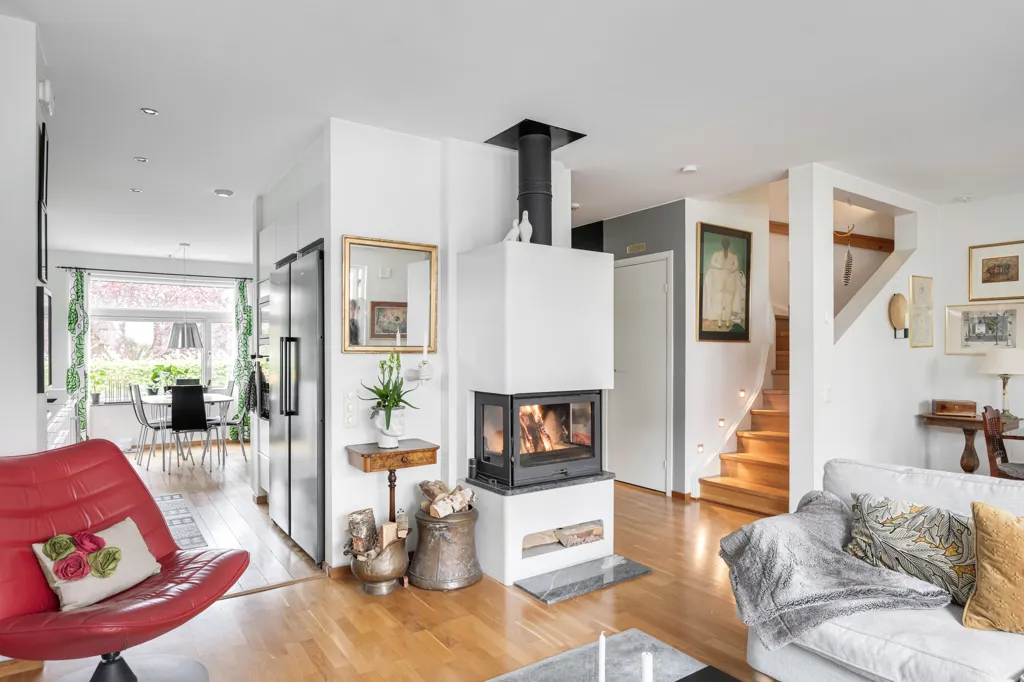 Séjour - Seaside Townhouse with Garden in Strandstaden