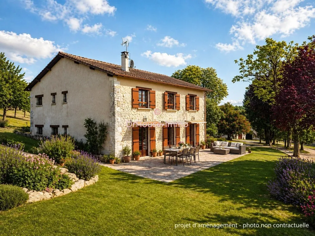 Välivaade - Stone House with Panoramic Views in Mensignac