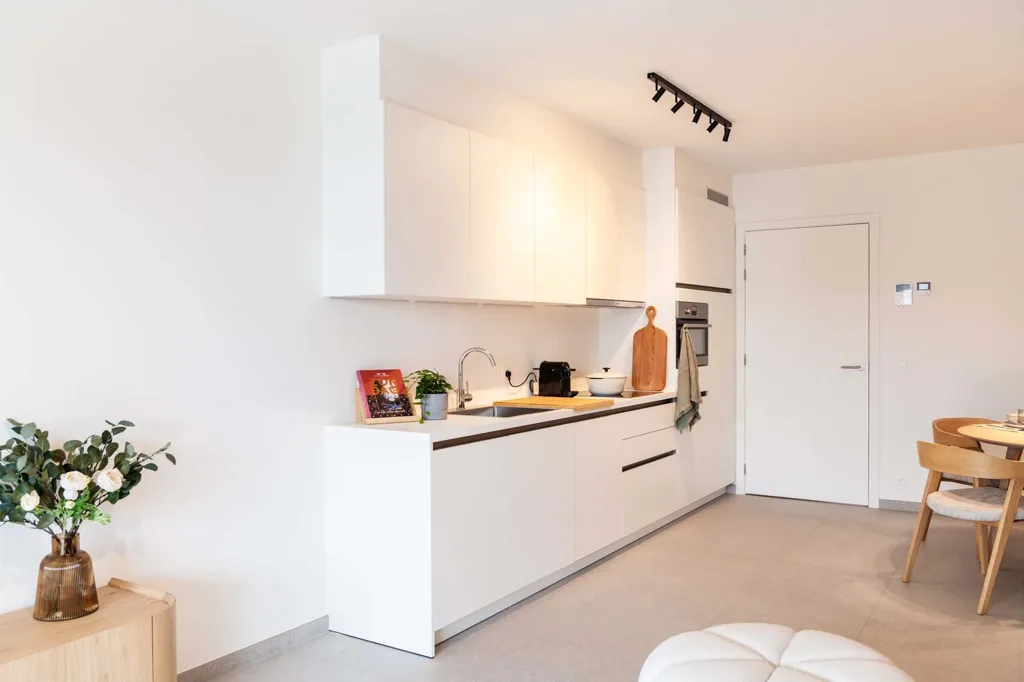 Köök - Penthouse with Terrace in Roeselare