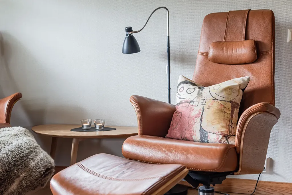 Living Room - Cottage with Ski Access in Branäs