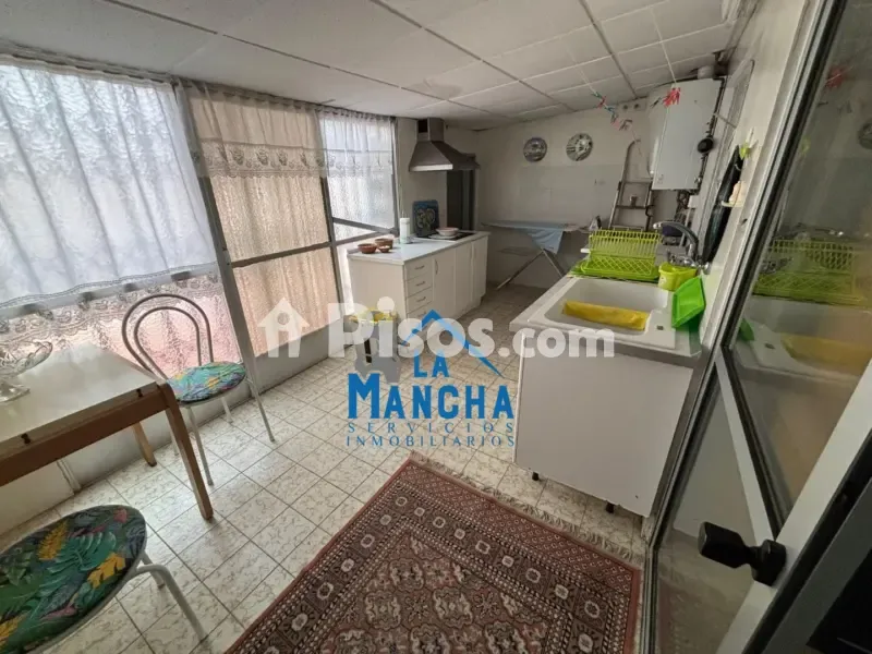 Köök - Apartment with Balcony near Albacete Fair