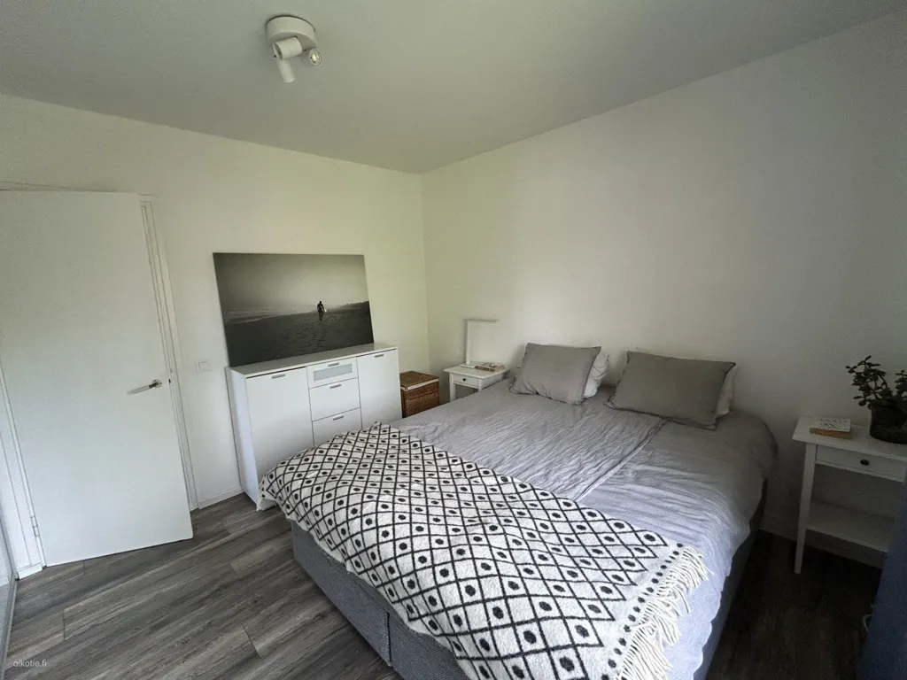 Bedrooms - Renovated Apartment with Balcony in Tapiola
