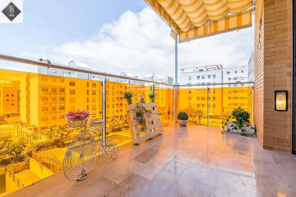 Balcony - Duplex with Terrace and Pool in Puerto de la Torre