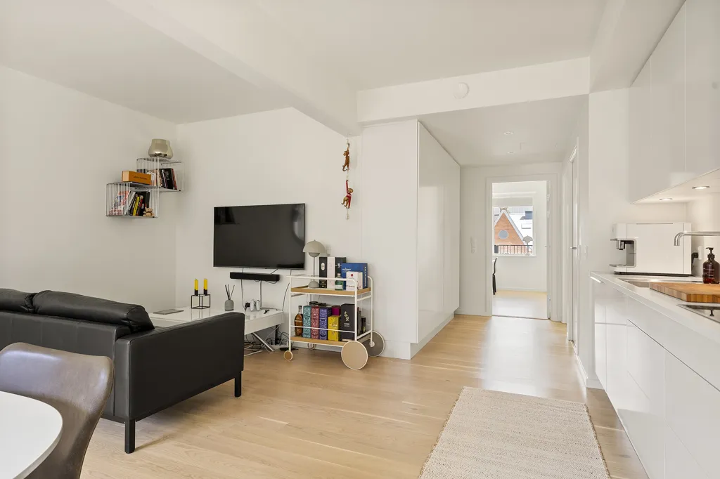 Séjour - Apartment with City View in Copenhagen V