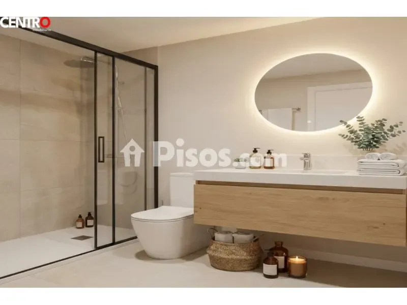 Salles de bain - New Flat with Double Terrace in Albolote