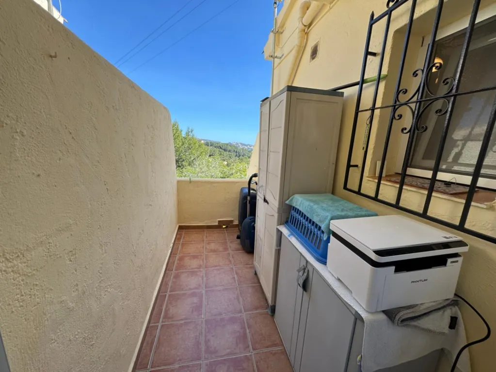 Terrasse - Apartment with Sea Views and Pool in Teulada