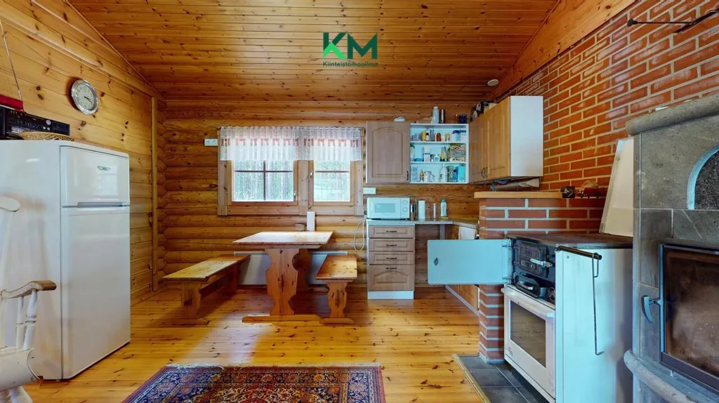 Kitchen - Cottage with Private Sauna in Maksamaa