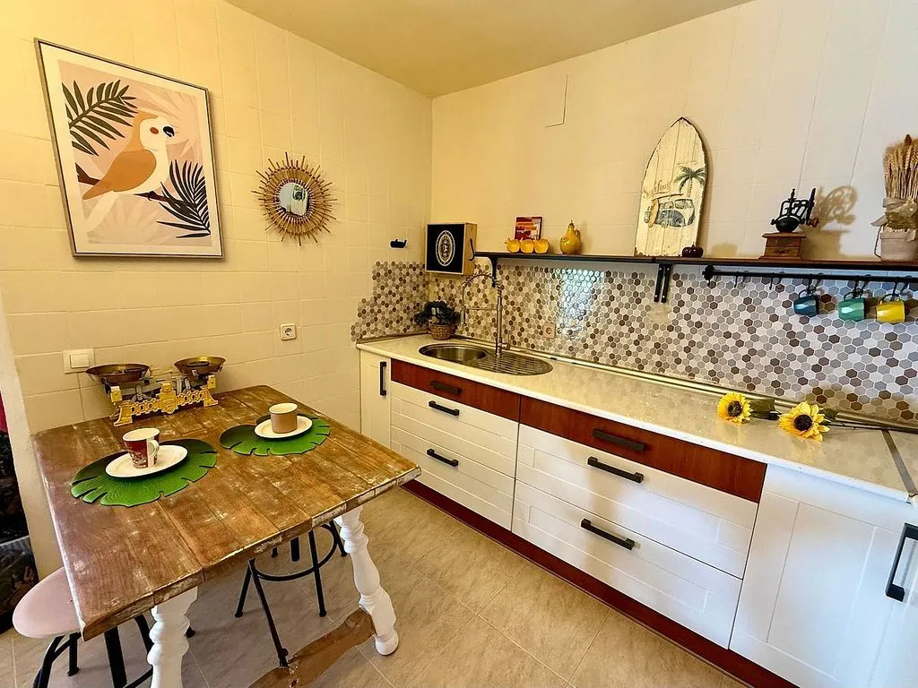 Kitchen - Penthouse with Pool in Talamanca de Jarama
