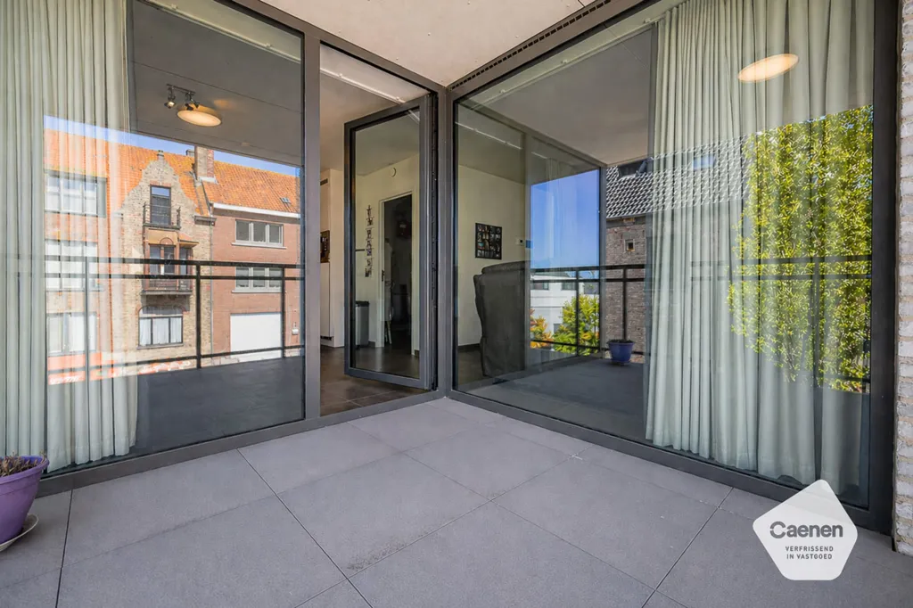 Balcon - Appartement moderne avec terrasse près de la mer à Lombardsijde