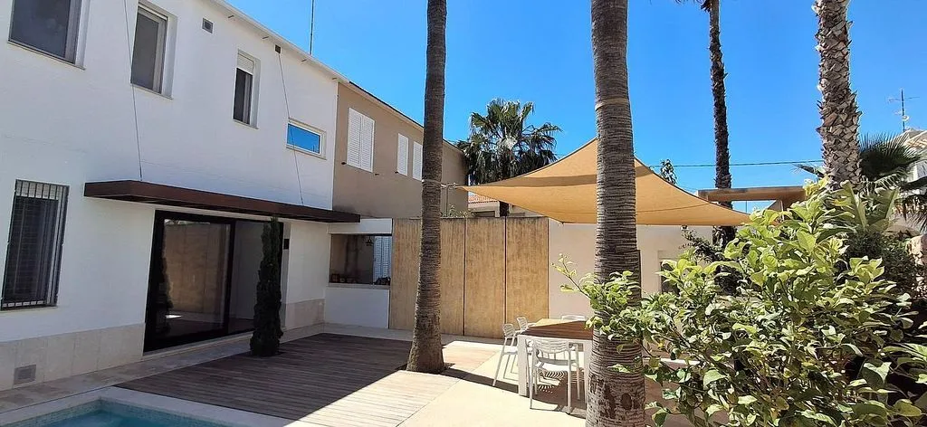 Piscine - Pared Chalet with Pool in Santiago de la Ribera