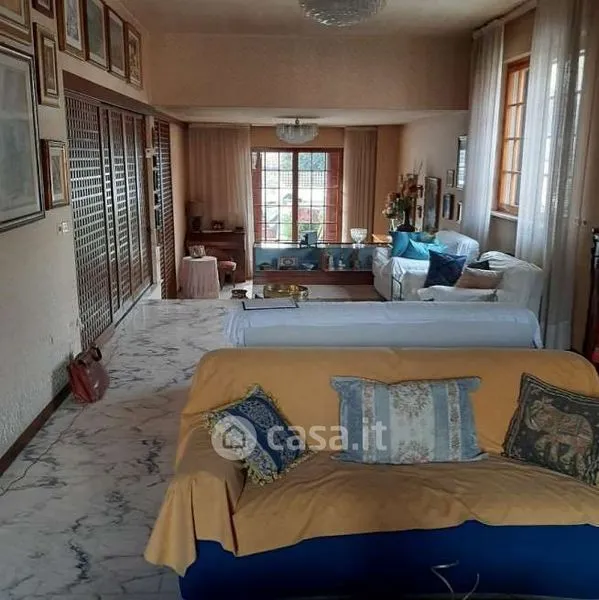 Living Room - Four-Level Villa with Pool in Vercelli