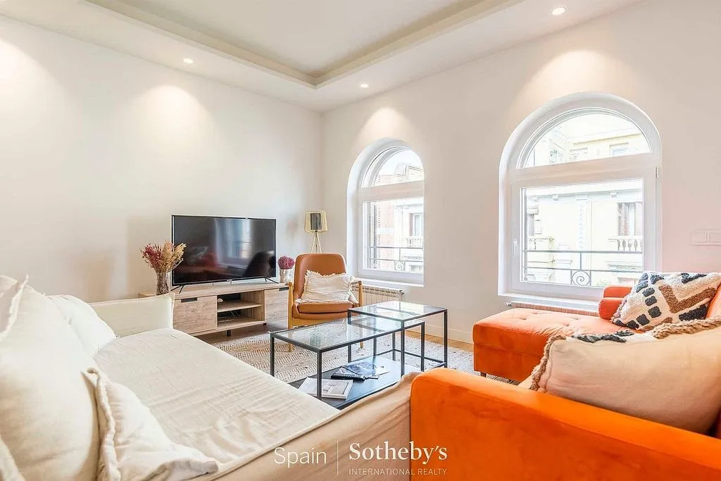 Séjour - Apartment with Air Conditioning in Goya, Madrid