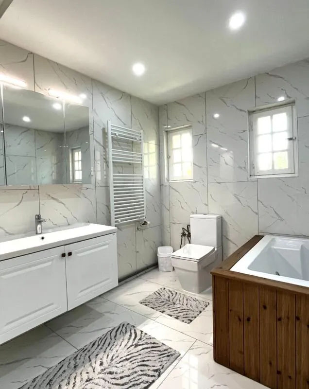 Salles de bain - Maison Rénovée avec Terrasse à Noyon