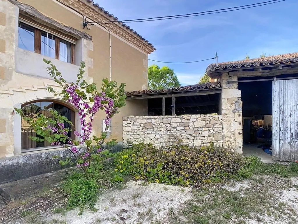 Extérieur - Maison en Pierre avec Grange à Ordan-Larroque