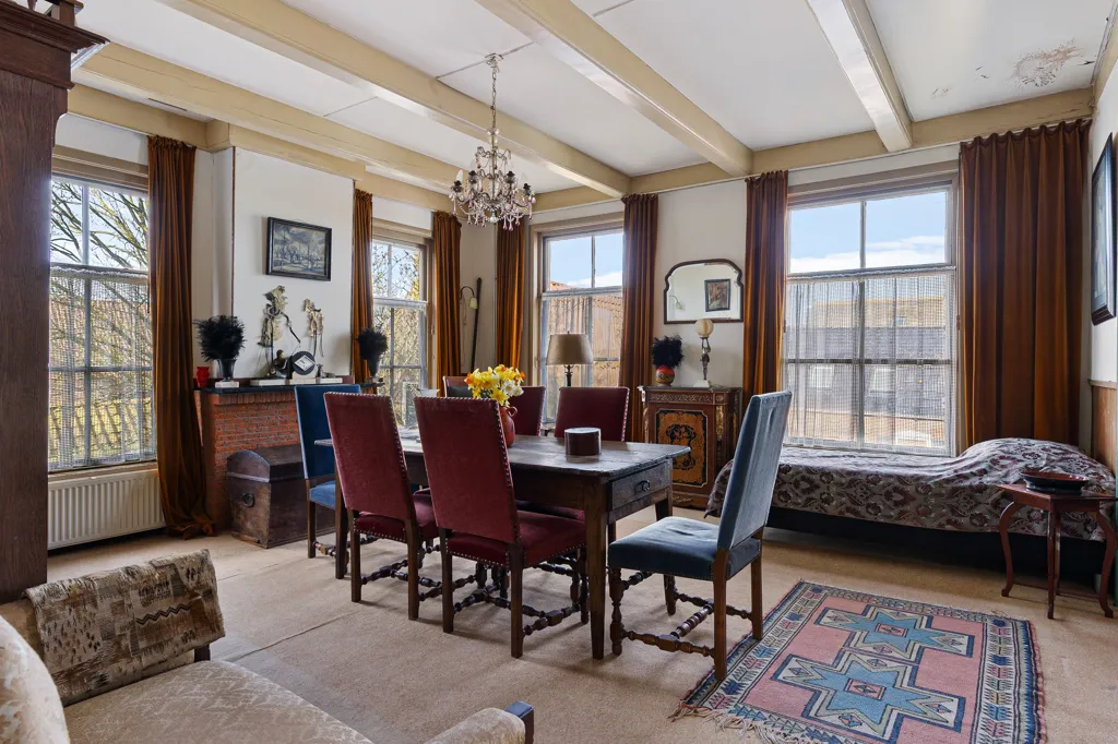 Sala da pranzo - Monumental House with Waddenzee View in Wierum