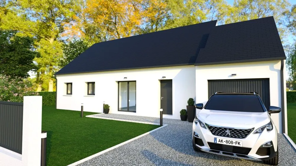 New 4-Piece House with Garden in Cluis