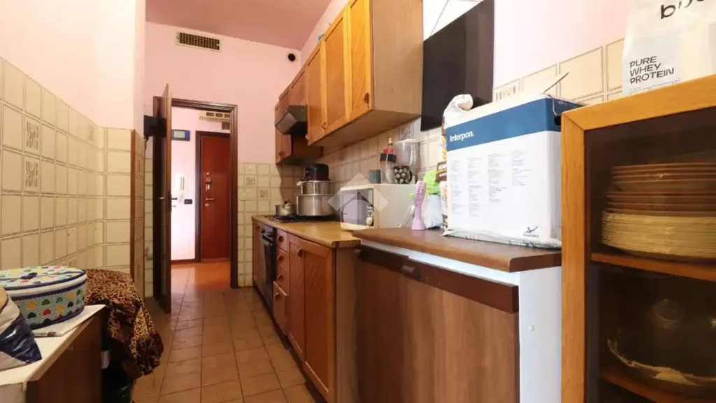 Köök - Apartment with Balcony in Mantova