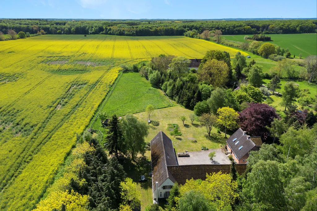 Aerial - Villa with Extensive Grounds in Tessebølle