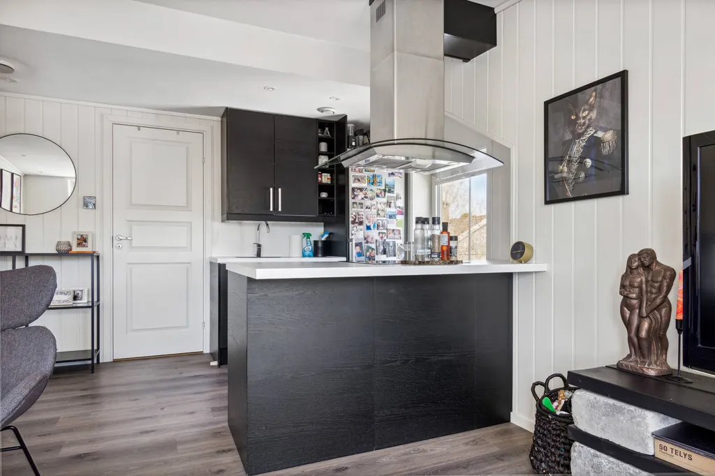 Köök - Loft with Terrace in Steinkjer