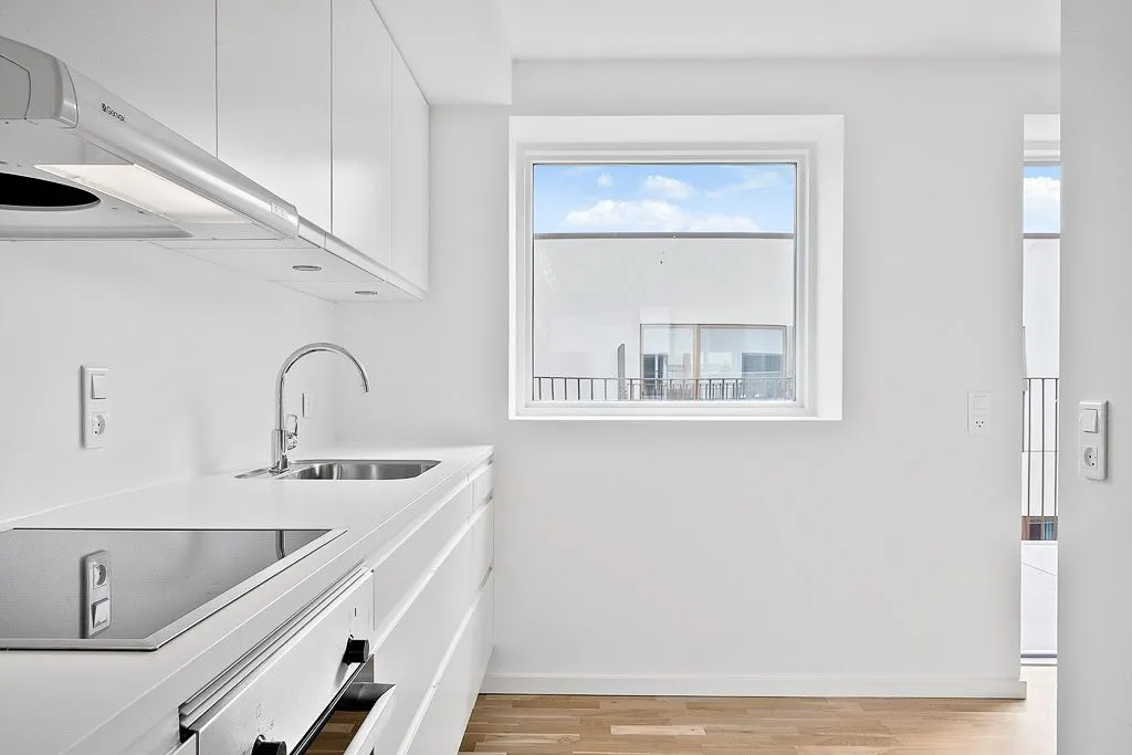 Cuisine - Apartment with Balcony in Fredericia