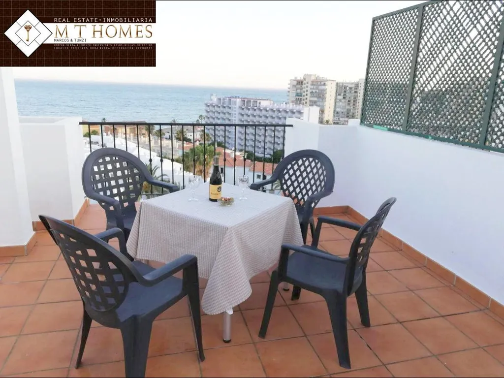 Terrasse - Flat with Pool in Parque de la Paloma, Benalmádena