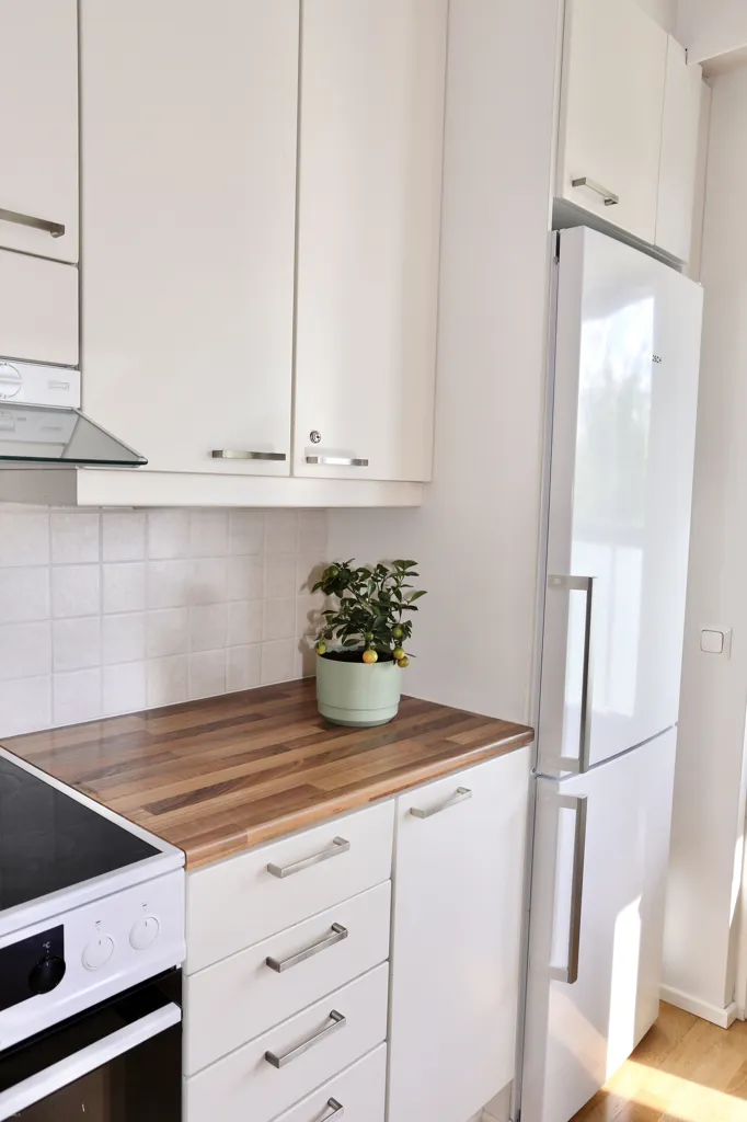 Cucina - Barrier-Free Apartment with Balcony in Lahti