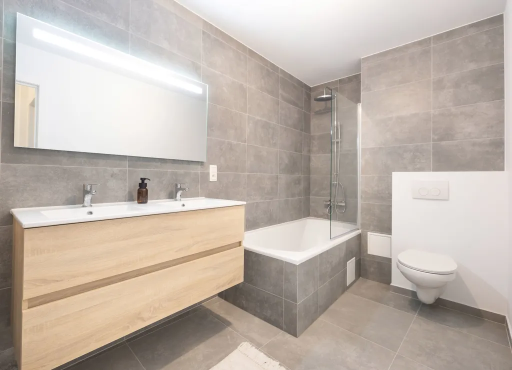 Vannitoad - Newly Built Apartment with Solar Panels in Laeken