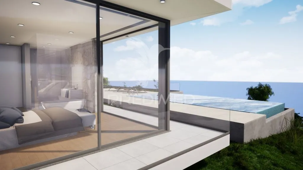 Piscine - Contemporary Villa with Sea View in Calheta
