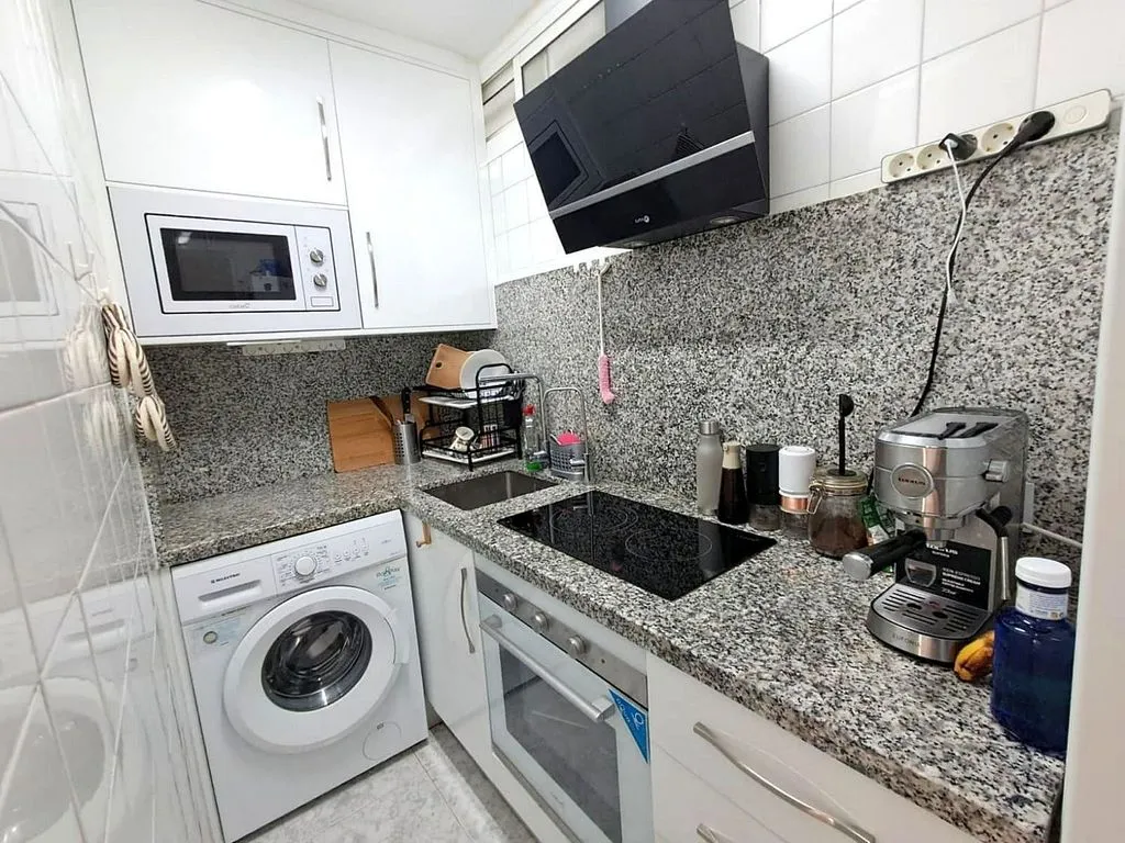 Köök - 1-Bed Apartment with Pool in Benalmádena