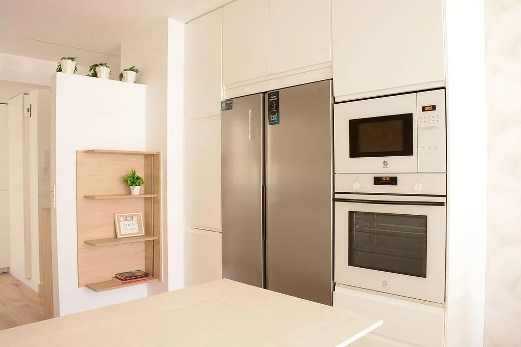 Köök - Apartment with Terrace in Madrid Río