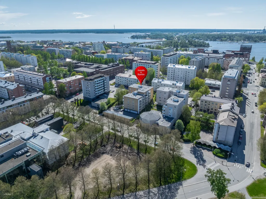 Vue aérienne - Apartment with Sauna in Vaasa City Centre