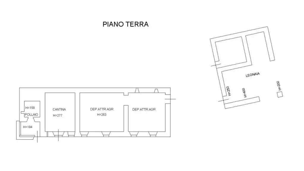 Floor Plan - Rustic Stone Cottage with Forest Access in Galeata