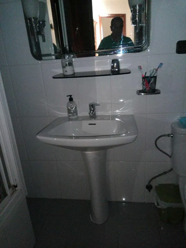 Salles de bain - Furnished Flat with Terrace in Mariano Girada