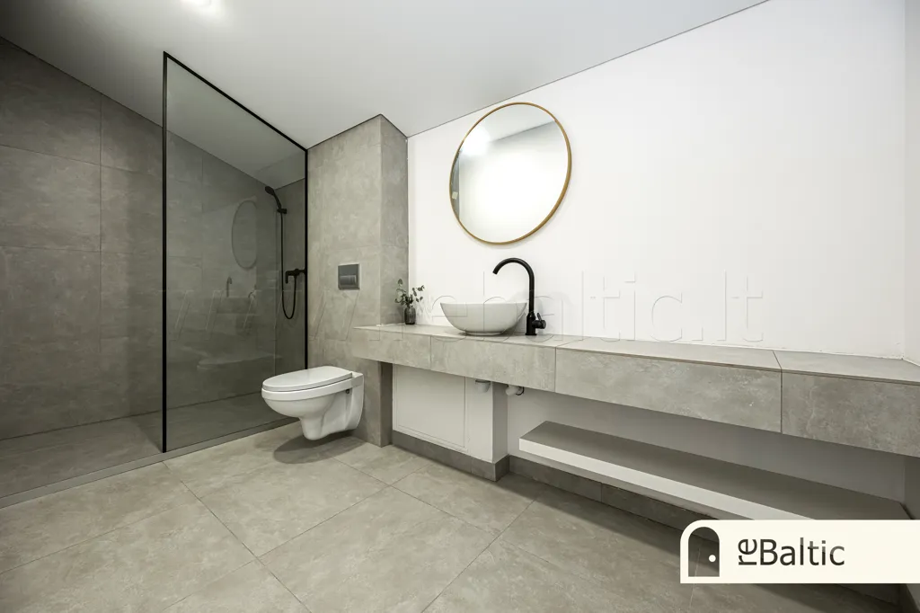 Salles de bain - Modern House with Terrace in Vilnius