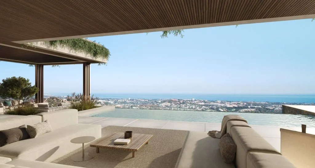 Terrasse - Luxury Villa with Sea View in Benahavís