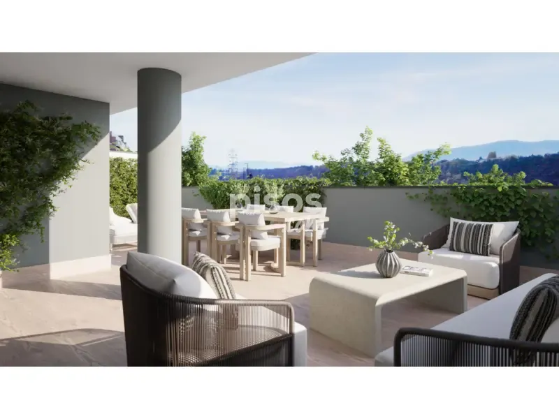 Terrasse - New Flat with Terrace in Barañáin